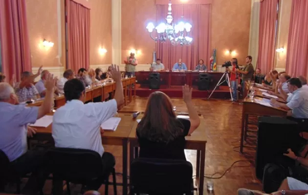 UNANIMIDAD. Concejales aprobaron la extensión de la licencia médica. Foto: Visión Regional