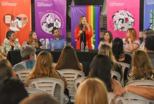 Estela Díaz encabezó el encuentro regional