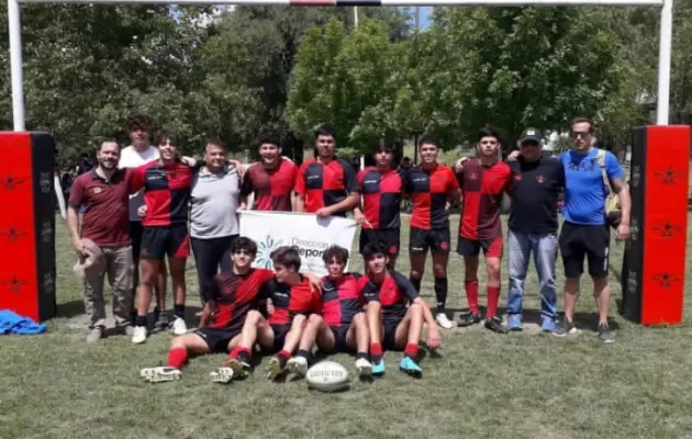 El Sub-16 de Rugby 7 clasificó a las finales provinciales - Foto Prensa Municipalidad de San Pedro
